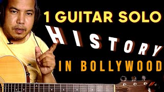 GUITAR SOLO MADE MUSIC HISTORY IN Bollywood (Acoustic Guitar Tutorial. (REQUEST GRANTED )