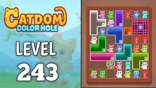 Catdom: Color hole Level 243 walkthrough solution
