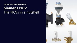 Siemens PICV – The PICVs in a nutshell