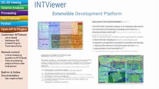 Extensible Seismic QC Platform - INTViewer - Python - Java
