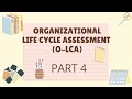 Organizational life cycle assessment (OLCA) Part 4