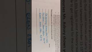 Spring Registration Instructions