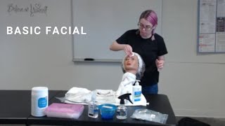 Facial Service for Michigan State Board Practical Exam