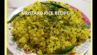 Mustard Rice recipe in Hindi - Fast \u0026 Quick | Khushboo Rasoi Ki.