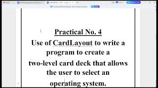 Advanced Java Programming Exp 2 to 4