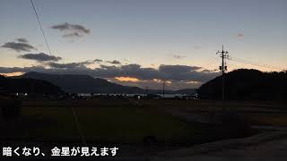 再び沈む夕日のタイムラプス撮影に挑戦してみました!