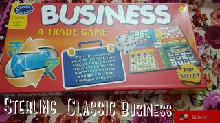 How to play Sterling Classic Business Game in Hindi || Unboxing and review