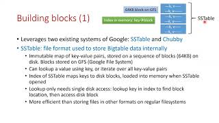 Virtualization and Cloud Computing Lecture 14: Semi-structured data storage: Bigtable