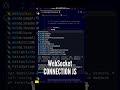 😋😋 How to create a WebSocket Connection in JavaScript? #shorts #javascript #programming #coding