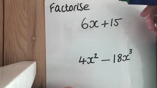 BennettMaths Factorising Expressions