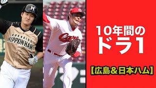 【ミーハードラフトの結果】10年間のドラ1を振り返る！【広島＆日本ハム編】