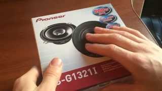 Колонки автомобильные PIONEER TS-G1321I (распаковка)