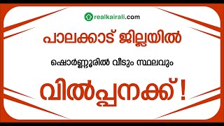 പാലക്കാട് ജില്ലയിൽ ഷൊർണ്ണൂരിൽ വീടും സ്ഥലവും വിൽപ്പനക്ക്