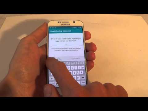 Samsung Galaxy S6 G920F - How to setup / remove fingerprint scan Samsung Galaxy S6 G920F - How to setup / remove fingerprint scan