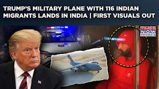 US Military Plane Carrying 116 Deportees Lands In Amritsar Amid Mann’s Protest | Watch First Visuals