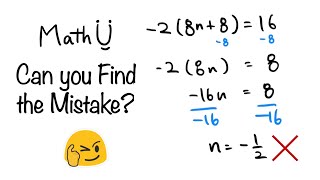 4 Common Mistakes of Solving Linear Equations