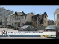 Families trying to rebuild after devastating fire