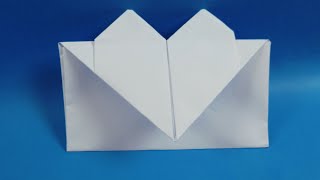 DIY envelope. Origami paper envelope.