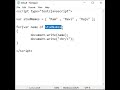 Loop through Array in JavaScript using for-of Loop - JavaScript #shorts 89 🚀
