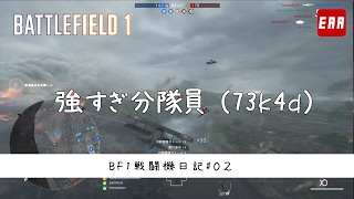 BF1戦闘機日記#2 強すぎ分隊員（73k4d） | EAA