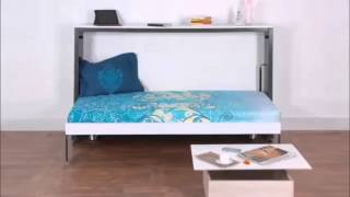 Horizontal Single Wall Bed By Prab Space Saving Concepts