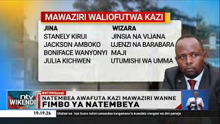 Gavana Natembeya awatimua mawaziri wanne kuboresha huduma za kaunti