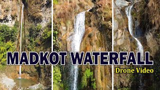 Madkot Waterfall Munsyari | Beautiful Waterfall of Uttarakhand #munsiyari #waterfall #dronevideo