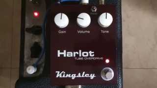 Kingsley Harlot Tube Overdrive Demo with Tokai Strat \u0026 Fender Pro Junior