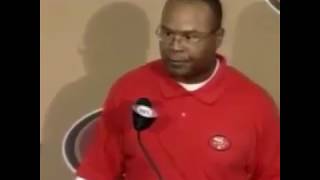 Mike Singletary Vernon Davis Rant