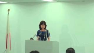 稲田朋美内閣府特命担当大臣　閣議後定例記者会見（6月25日）