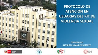 PROTOCOLO DE ATENCIÓN EN USUARIAS DEL KIT DE VIOLENCIA SEXUAL