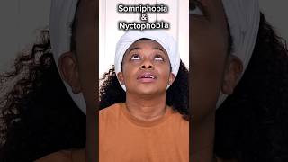 Phobias as Makeup: Somniphobia \u0026 Nyctophobia  #makeupshorts #phobia