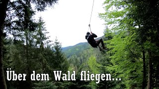 Die längsten Natur-Zipline Deutschlands ... | Hirschgrund Zipline Area Schwarzwald