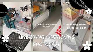 ❀ Unboxing/Unpacking photocard kpop | Tiktok |