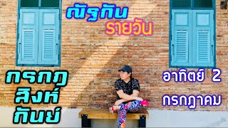 “ณัฐกันรายวัน” อาทิตย์ 2 กรกฎาคม 2566  ราศีกรกฎ สิงห์ กันย์ by ณัฐ นรรัตน์