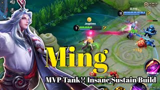 One of the Best Support!! // Full Sustain Build [ Ming Gameplay + Build \u0026 Arcana ] Honor of Kings!!