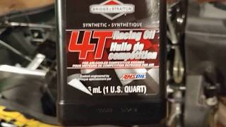 Arctic Cat ZR 120 Oil Change Yamaha SRX 120