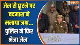 UP Bulandshahr Firing News: जेल से छूटा बदमाश..जमकर मनाया जश्न...फिर जेल पहुंचा बदमाश | UP Police