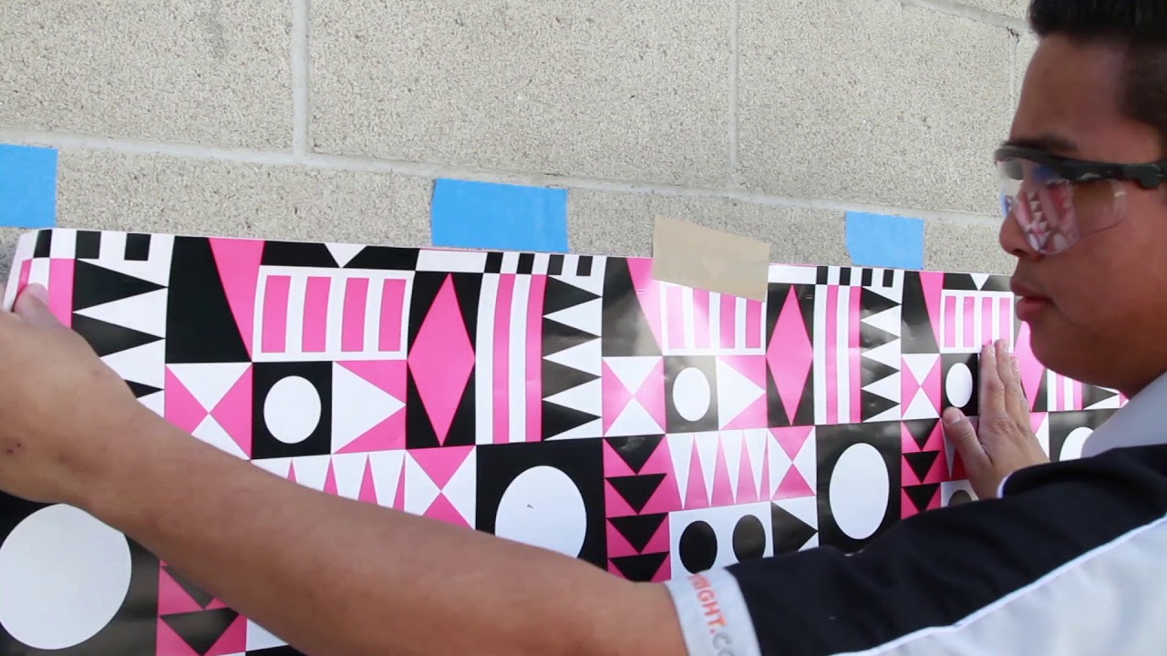 How To Install Large Exterior Wall Graphics
