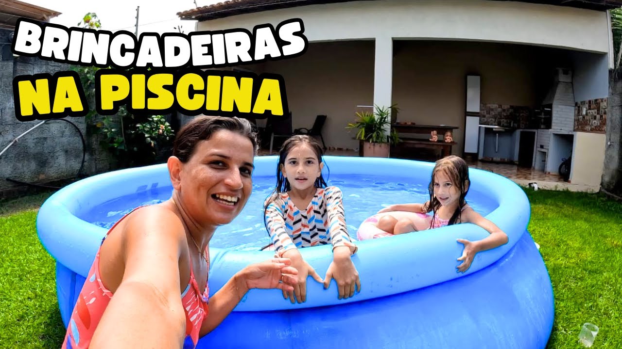 Brincadeiras Na Piscina Família Silva Piscinas Youtube