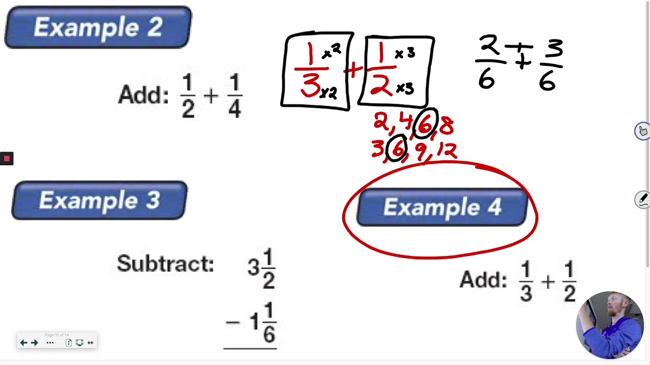 Lesson 116: Finding Common Denominators To Add, Subtract, And Compare ...