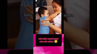 Momen Lolly anak Nikita Mirzani becanda bareng adik nya bikin terharu #shorts