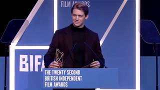 Joe Alwyn presents Best Documentary at the 2019 British Independent Film Awards