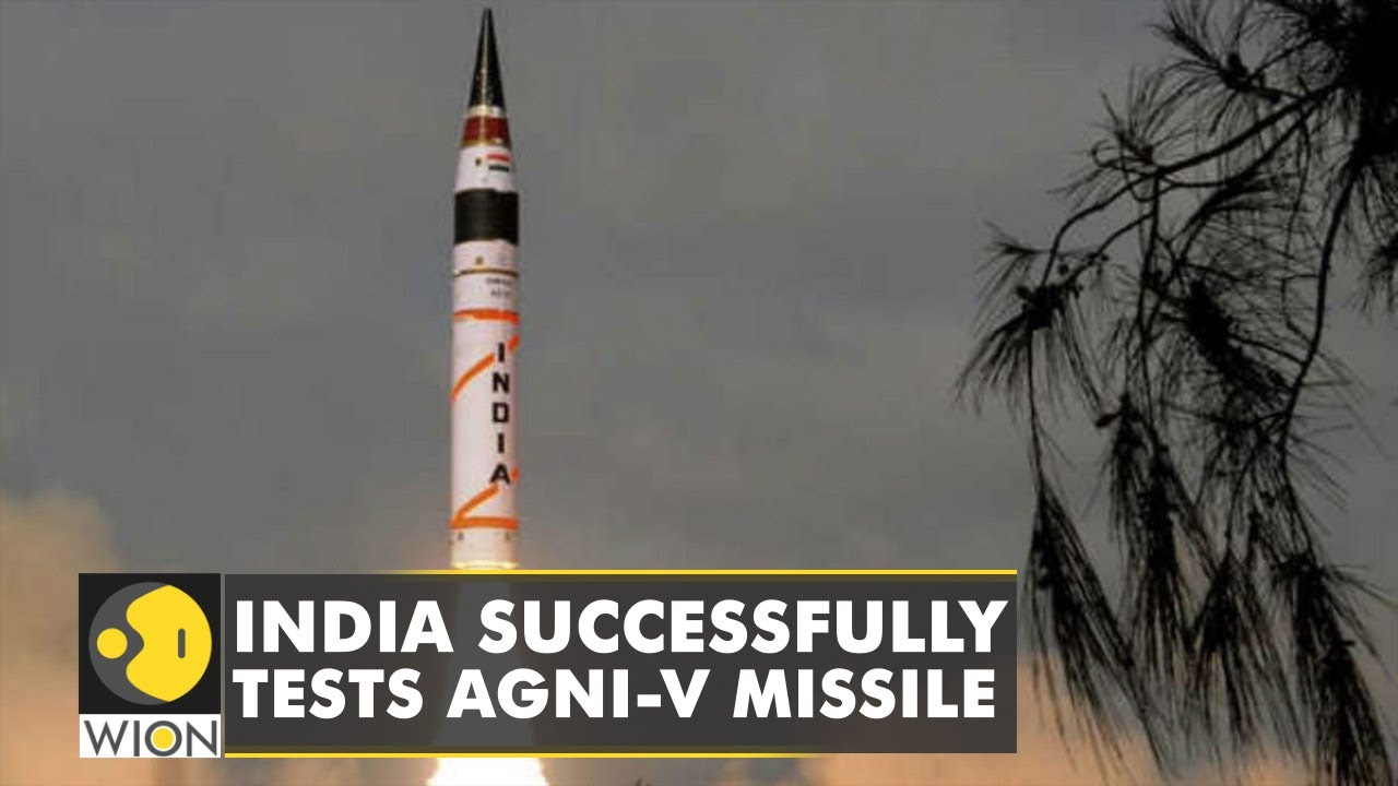 India Successfully Test-fires N-capable Agni-V Ballistic Missile With ...