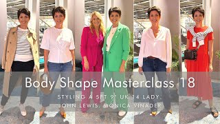 Body Shape Masterclass 18. Styling for the Everyday Woman. John Lewis & Monica Vinader. UK Size 14