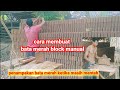 lanjutan kemarin, proses menyetak bata merah block manual #batubatamerah #batubata