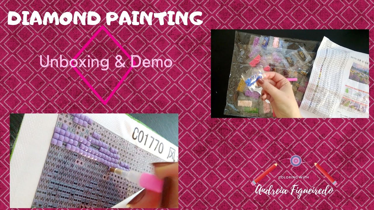 Diamond Painting - Unboxing & Demo - I Bought It! 😅 - YouTube