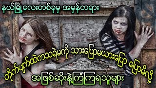 တိုက်ပျက်ထဲကသရဲမကို သားပြောမယားပြော ပြောမိလို့အဖြစ်ဆိုးနဲ့ကြုံကြရသူများ (ဖြစ်ရပ်မှန်)