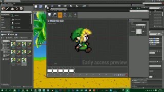 Unreal 4 - Animating Sprites and Character sprites