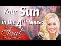 What does Sun in 4th House mean?